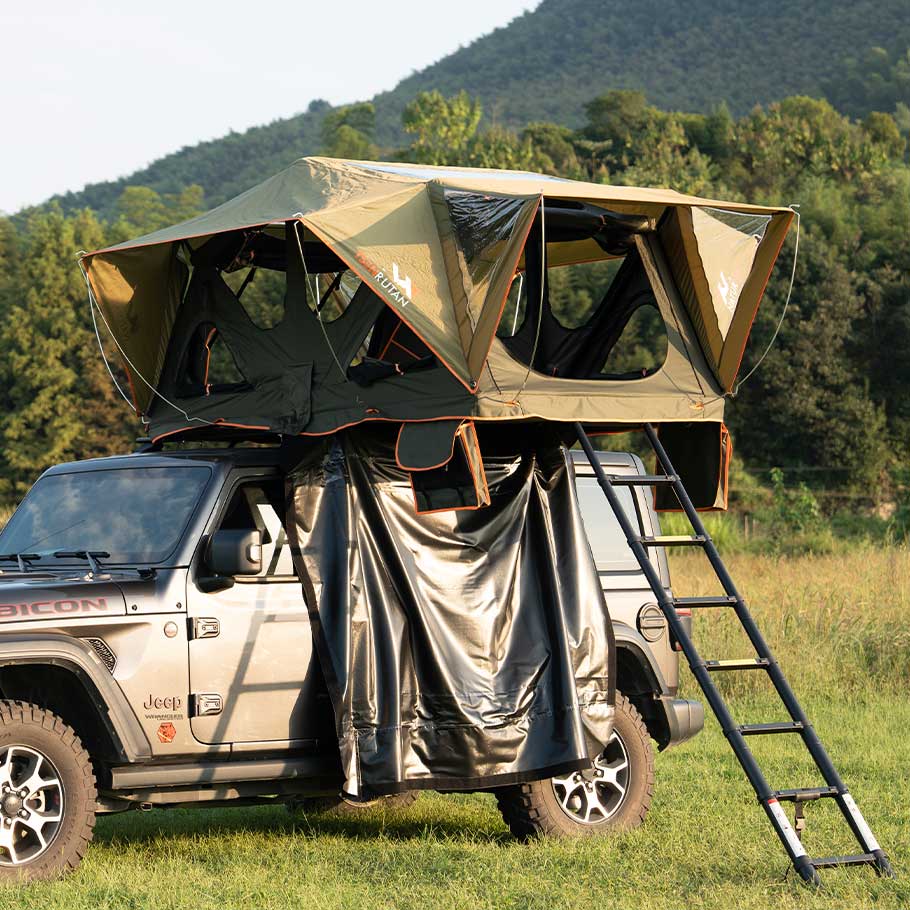 Bamatent Naturnest Andromeda Roof Top Tent Soft Shell Dark Green