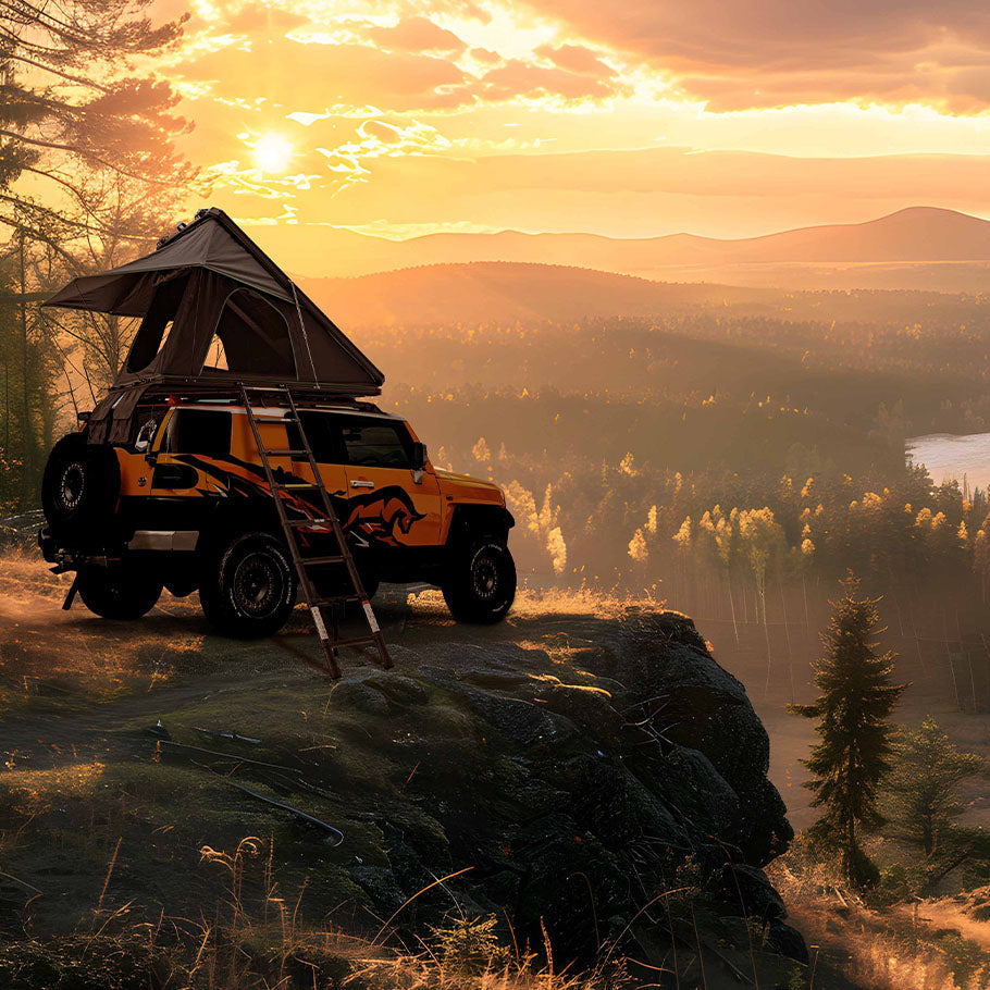 Bamatent Naturnest Polaris Plus Triangle Roof Top Tent