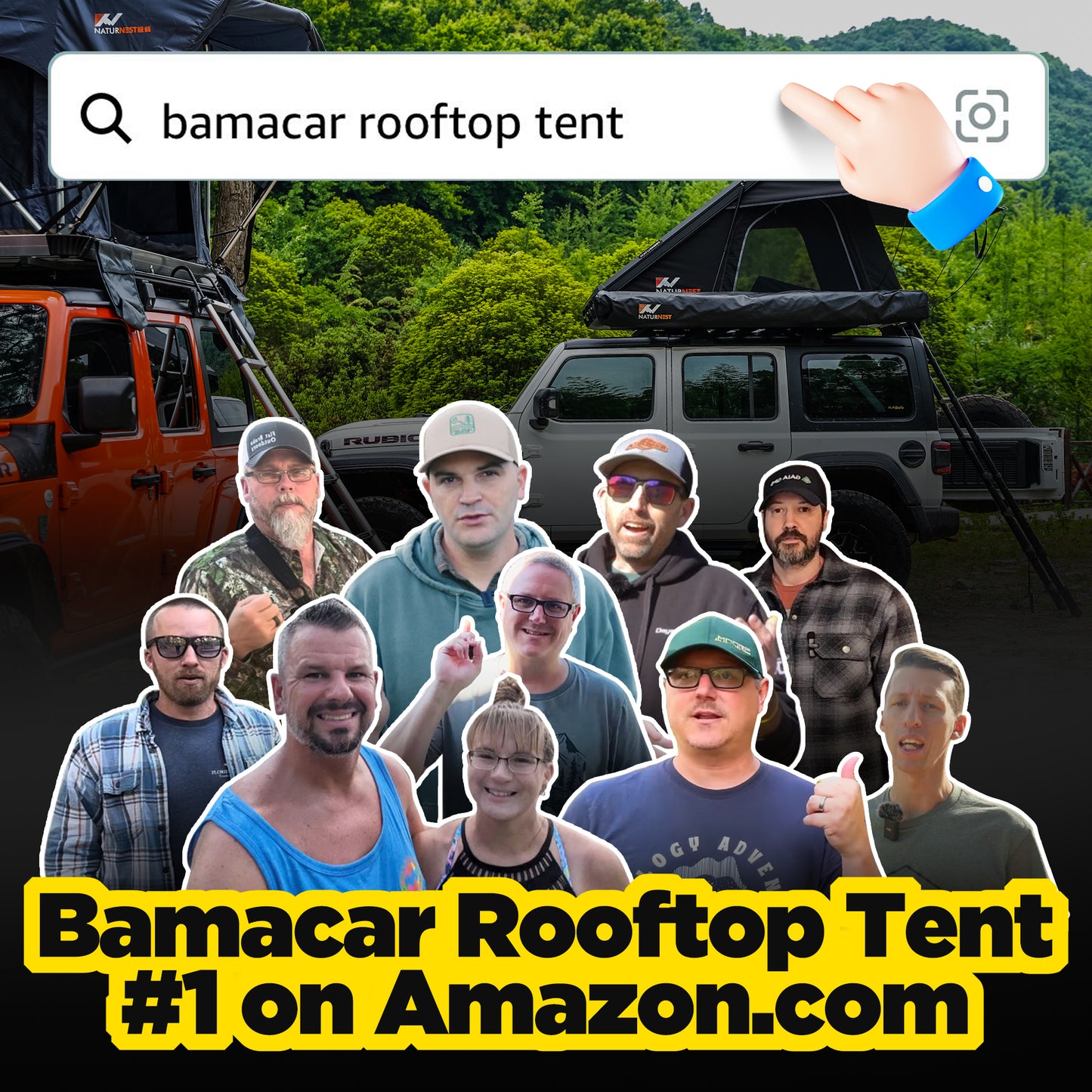 Bamatent Naturnest 270 Awning Passanger Side with Led Light