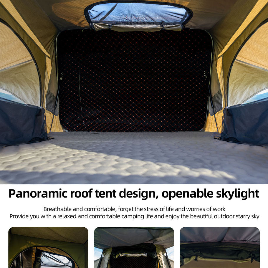 Rooftop Tent Hard Shell, Naturnest Rooftop Tent Roof Top Tent Camping Hardshell Rooftop Tents For Camping Overland Tent For Jeep Tent Car Roof Tent For Jeep Wrangler Truck Van SUV Rooftop Tent