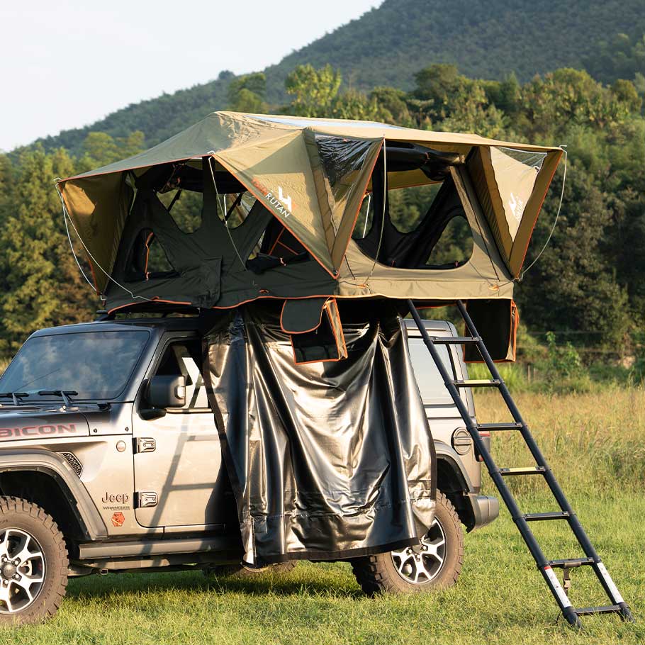 Bamatent Naturnest Andromeda Roof Top Tent Soft Shell Dark Green