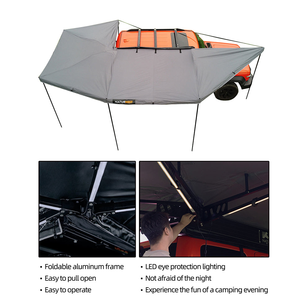 Bamatent Naturnest 270 Car Awning Plus Passenger Side