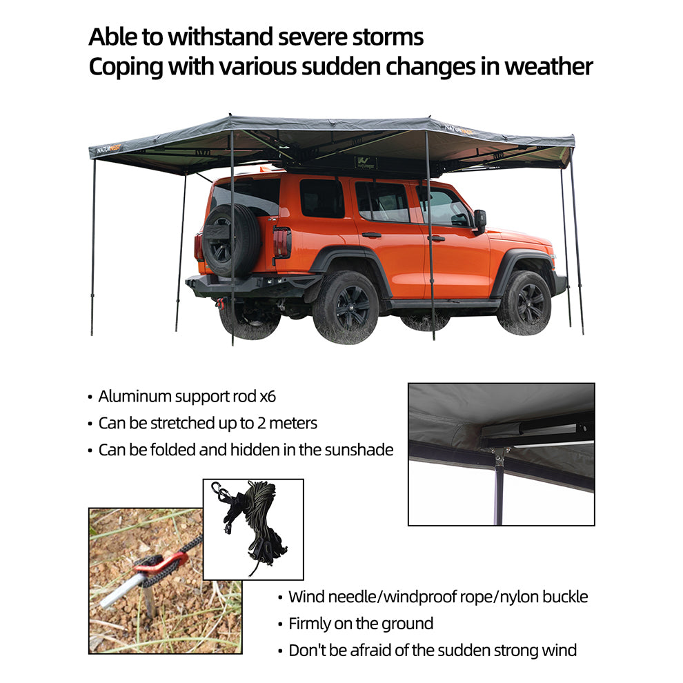 Bamatent Naturnest 270 Car Awning Plus Passenger Side