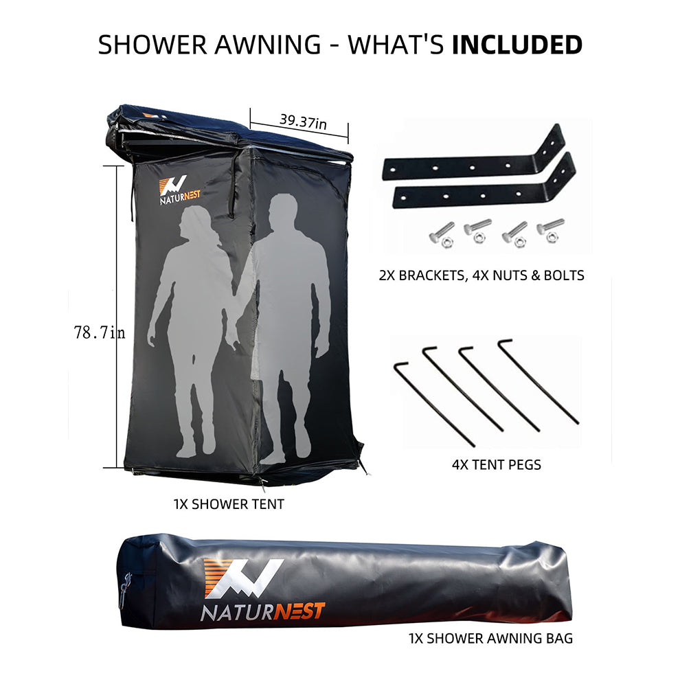 Bamatent Naturnest Shower Awning